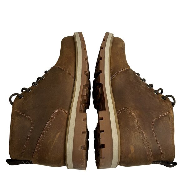 Timberland Britton Road Mid LC Waterproof Size 11 Chukka Rust Full Grain Men\'s